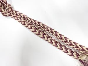 正絹　手組帯締め